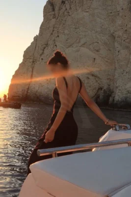 elite companion sofia on a yacht